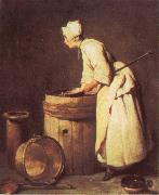 Jean Baptiste Simeon Chardin The Scullery Maid oil on canvas